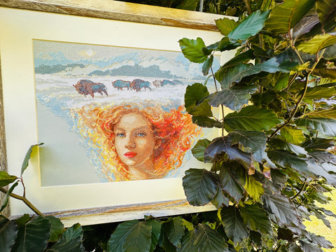 Mother Nature. Earth - Cross Stitch Kit by Aine