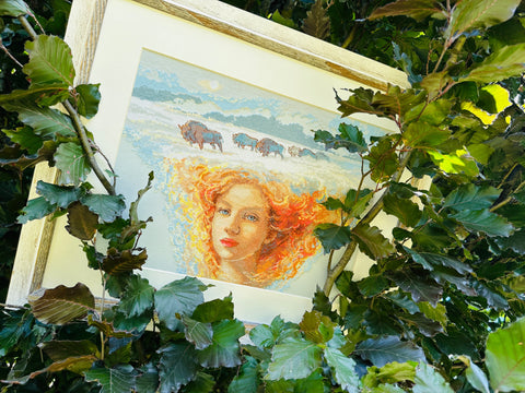 Mother Nature. Earth - Cross Stitch Kit by Aine