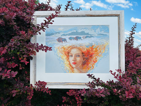 Mother Nature. Earth - Cross Stitch Kit by Aine