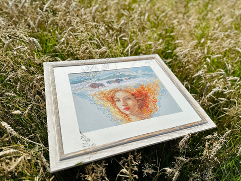 Mother Nature. Earth - Cross Stitch Kit by Aine