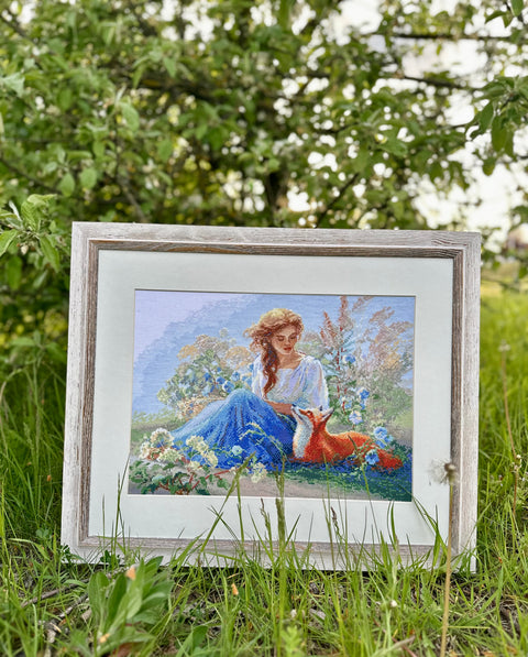 Mother Nature. Meadow - Cross Stitch Kit by Aine