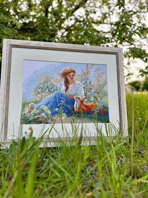 Mother Nature. Meadow - Cross Stitch Kit by Aine