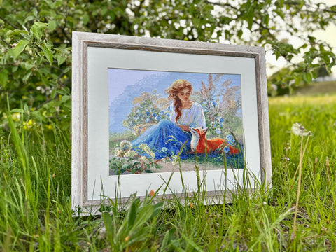 Mother Nature. Meadow - Cross Stitch Kit by Aine