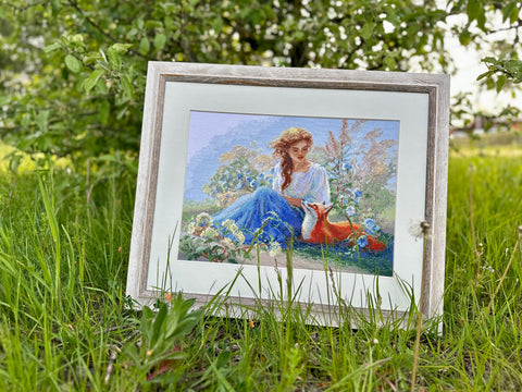 Mother Nature. Meadow - Cross Stitch Kit by Aine