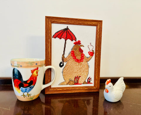 Coffee Break - Cross Stitch Kit by Aine