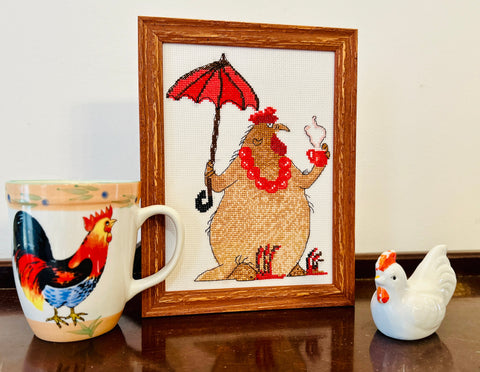 Coffee Break - Cross Stitch Kit by Aine