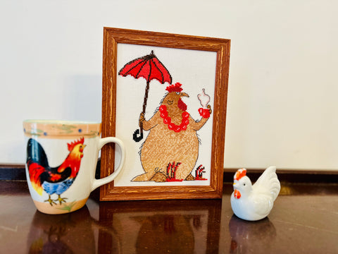 Coffee Break - Cross Stitch Kit by Aine