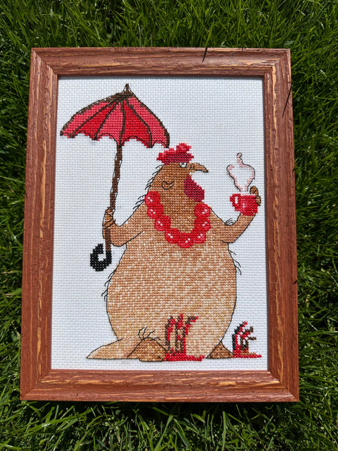 Coffee Break - Cross Stitch Kit by Aine