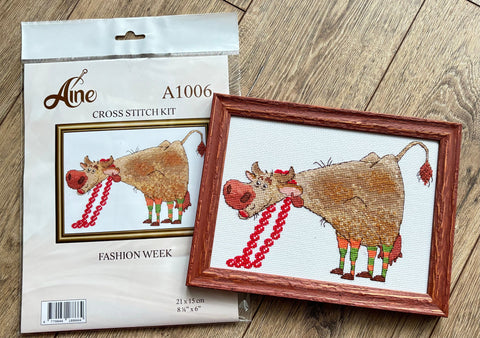 Fashion Week - Cross Stitch Kit by Aine