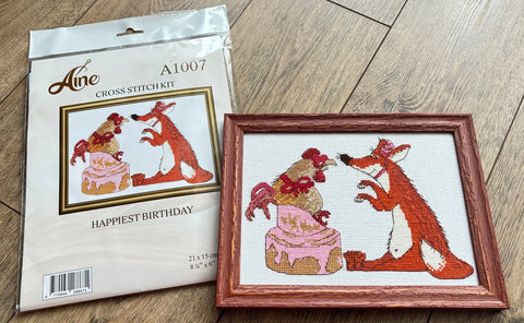 Happiest Birthday - Cross Stitch Kit by Aine