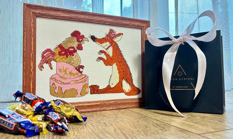 Happiest Birthday - Cross Stitch Kit by Aine