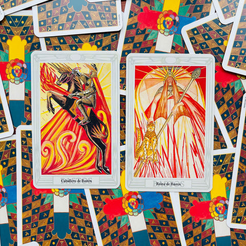 Spanish Cowley Thoth Tarot cards AGM