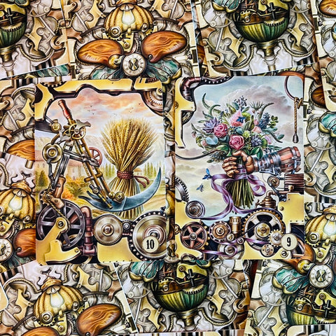 Steampunk Lenormand Oracle cards Lo Scarabeo