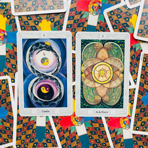 Spanish Cowley Thoth Tarot cards AGM
