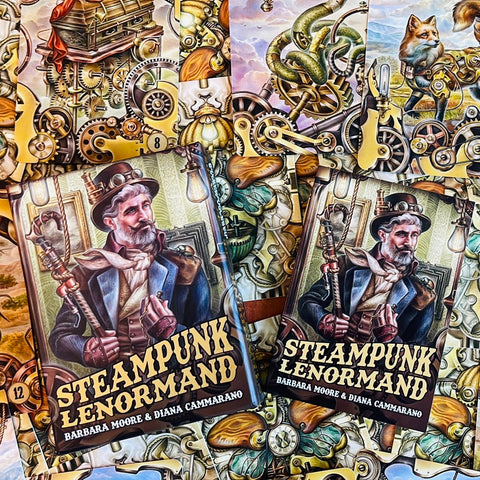 Steampunk Lenormand Oracle cards Lo Scarabeo