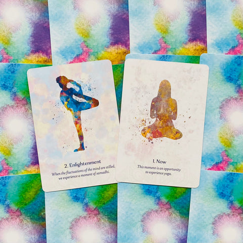 Yoga Wisdom Oracle cards Blue Angel