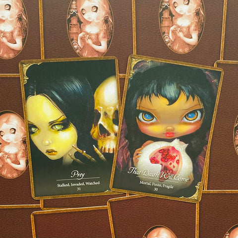 Les Vampires Oracle Cards Blue Angel
