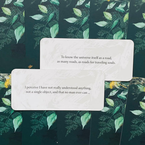 Leaves of Wisdom cards Blue Angel