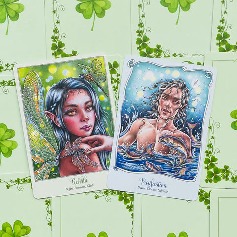 Feary Temple Oracle Cards Blue Angel