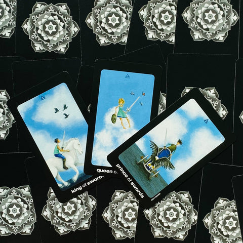 Sun And Moon Tarot cards in a tin US Games Systems