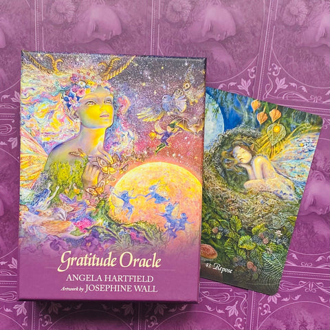 Gratitude Oracle cards Blue Angel