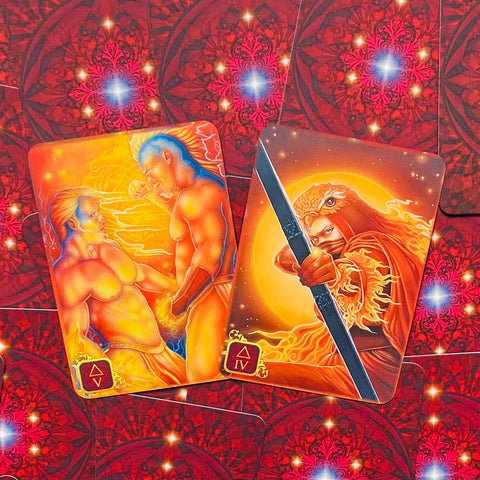 Pocket Dreams Of Gaia Tarot cards Blue Angel