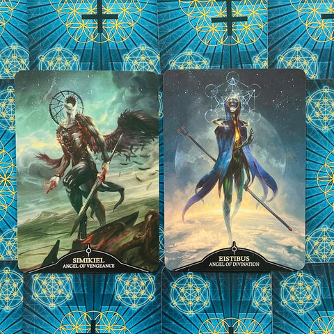 Angelarium Oracle Of Emanations Cards Lo Scarabeo