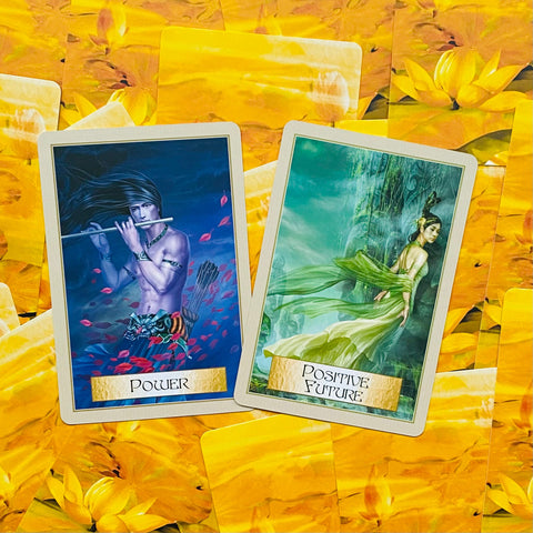 Wisdom of the Golden Path Oracle cards Blue Angel