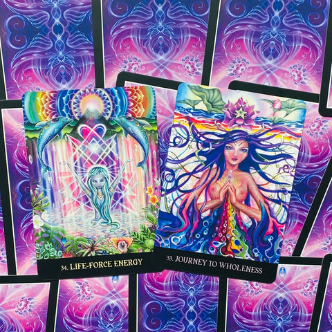 Beyond Lemuria Oracle Cards Blue Angel