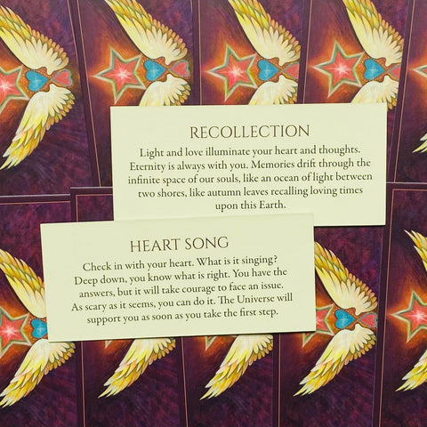 Eternal Light Mini Oracle cards Blue Angel
