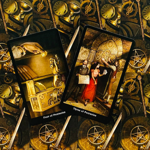 Steampunk mini Tarot cards Llewellyn