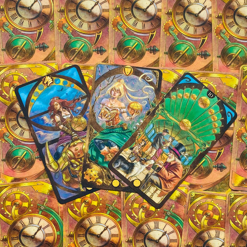 Steampunk Art Nouveau Tarot Cards Lo Scarabeo