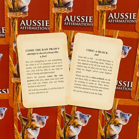 Aussie Affirmation Oracle cards Animal Dreaming