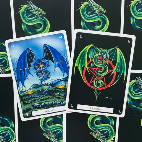 Imperial Dragon Oracle cards US Games Systems