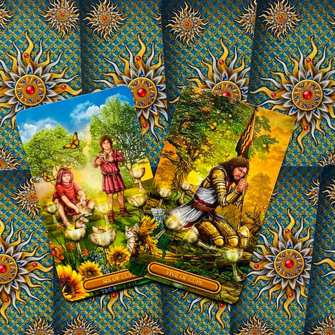 Gilded Tarot Royale Mini cards Llewellyn
