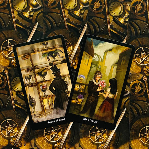 Steampunk mini Tarot cards Llewellyn