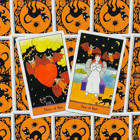 Halloween deck book set US Games Systems