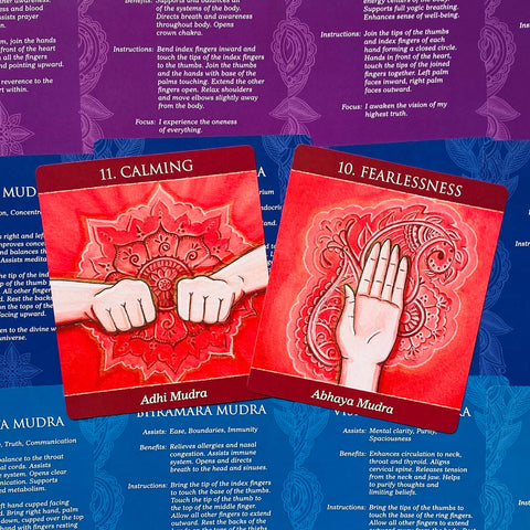 Mudras for Awakening the Energy Body deck and book set US Games Systems
