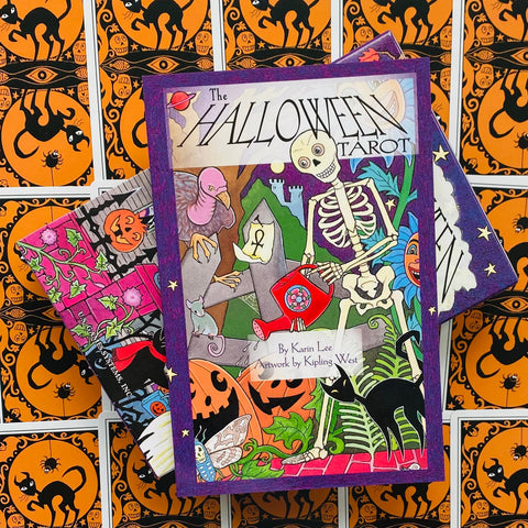 Halloween deck book set US Games Systems