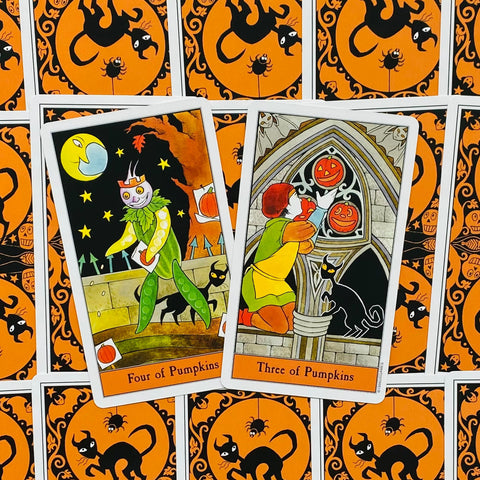 Halloween deck book set US Games Systems