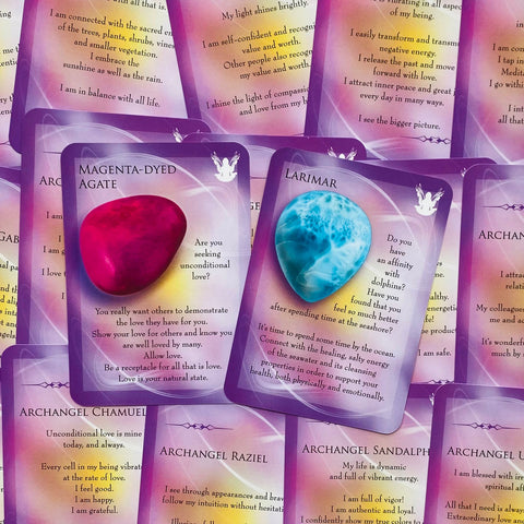 Archangels and Gemstone Guardians Oracle Cards Findhorn Press
