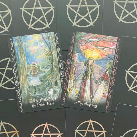 The Solitary Witch Oracle Cards Blue Angel