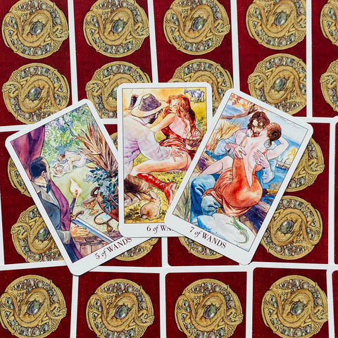 Mini Sexual Magic Tarot Cards Lo Scarabeo