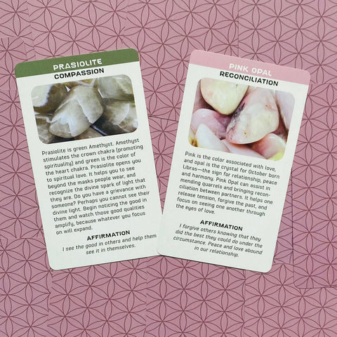 Crystal Message Cards