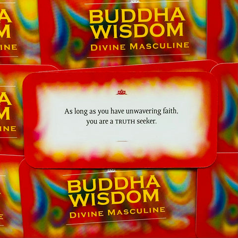 Inspirational Buddha Wisdom Divine Masculine cards US Games Systems