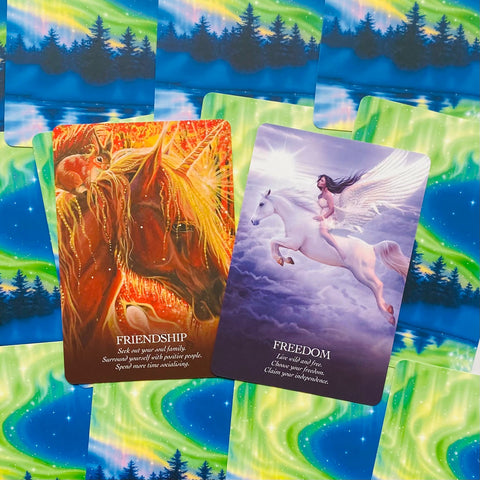 Oracle of the Unicorns cards Blue Angel