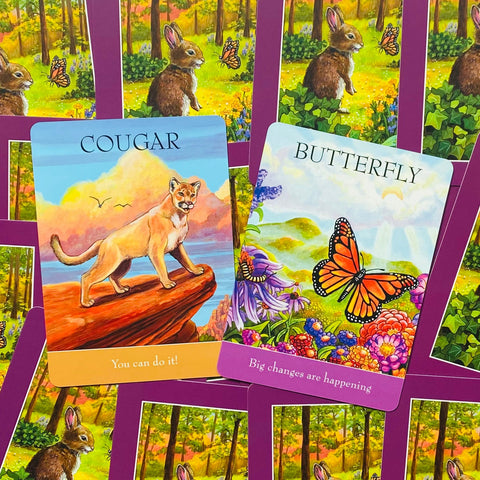Childrens Spirit Animal Cards Blue Angel