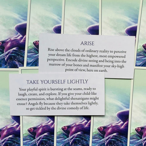Awakened Dreamer Oracle cards Blue Angel