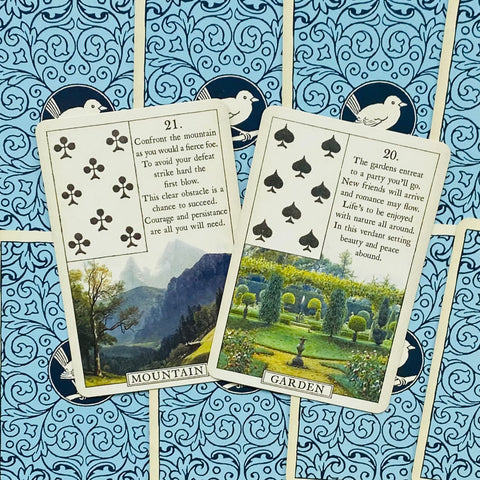 Blue Bird Lenormand cards US Games Systems
