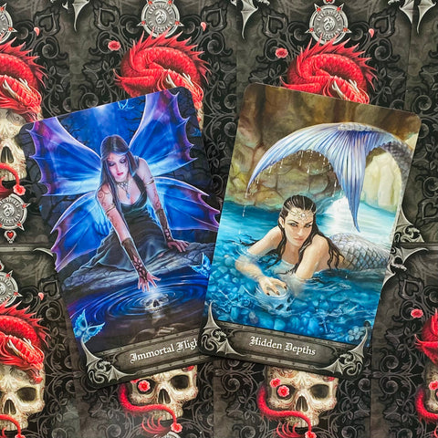 Oracle Cards and book set Anne Stokes Gothic Oracle US Games Systems